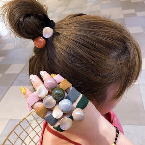 Scrunchie Women Girls Elastic Hair Rubber Bands Accessories Gum For Women Tie Hair Ring Rope Ponytail Holder Headdress