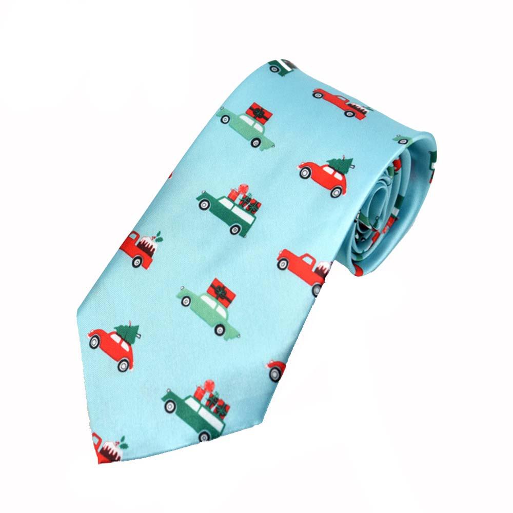 Christmas Necktie Printing Neckties Xmas Tie Christmas Clothing Accessories Funny Party Tie