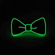 Load image into Gallery viewer, Fashion Men LED EL Wire Necktie Luminous Neon Flashing Light Up Bow Tie