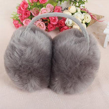 Load image into Gallery viewer, Women/Girl Fluffy Earmuffs U Pick Solid Color Winter Warm Soft Plush Earmuffs Ear Warmers Ear Muffs Earlap