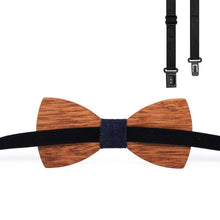 Load image into Gallery viewer, Men High Quality Wooden Bow Ties Classic Business Butterfly Solid Wood Bow Tie