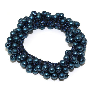 Woman Elegant Pearl Hair Ties Beads Girls Scrunchies Rubber Bands Ponytail Holders Hair Accessories Elastic Hair Band